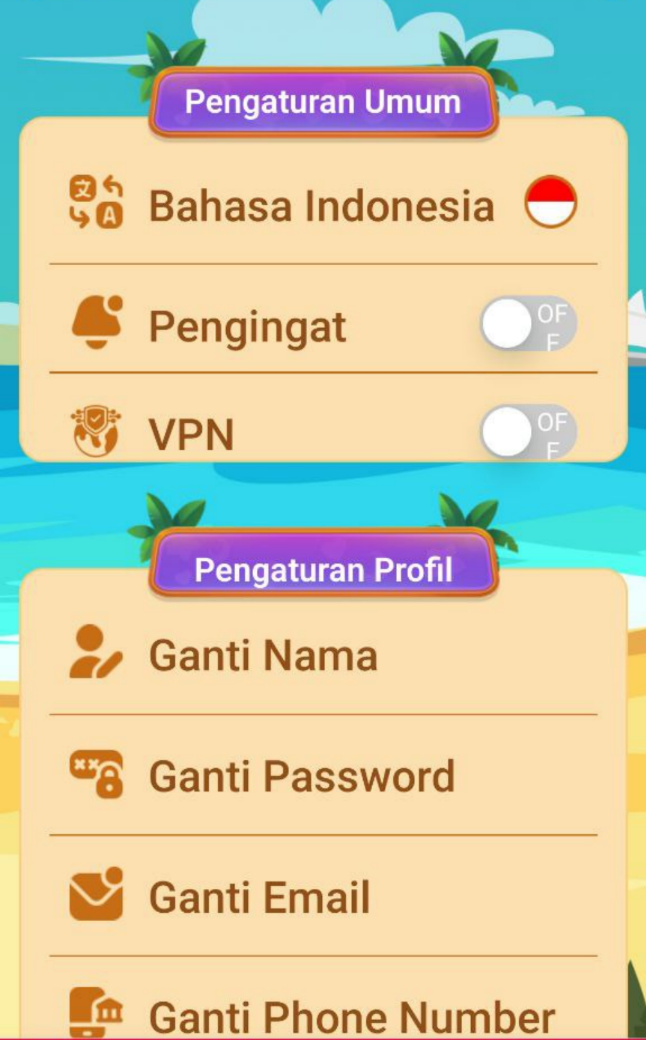 Pengaturan Umum